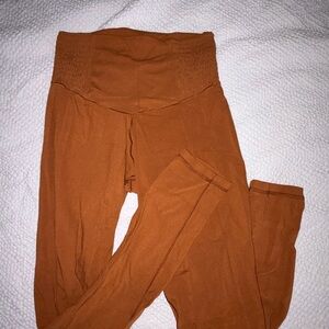Offline by Aerie Rust Orange High-Waisted Leggings